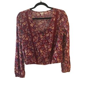 SELF E BOHO FLORAL TOP SIZE M